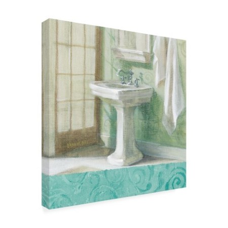 Trademark Fine Art Danhui Nai 'Refresh Bath Border Ii' Canvas Art, 14x14 WAP10676-C1414GG